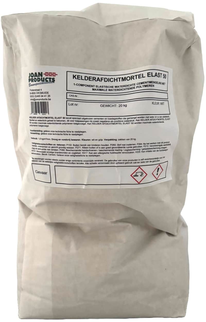 KELDER AFDICHTMORTEL ELAST 50 - Joan Products